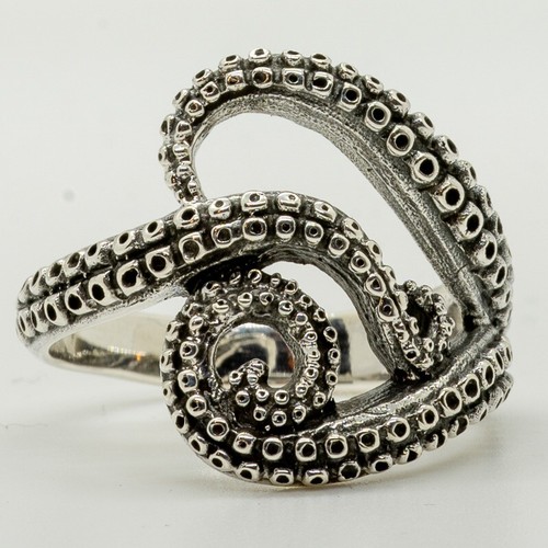 Octopus tentacle 925 silver - octopus,
